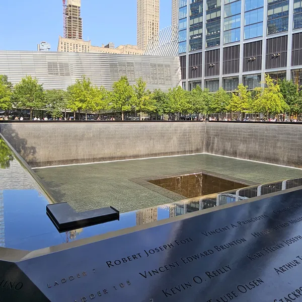 The 9/11 Memorial reflecting pool